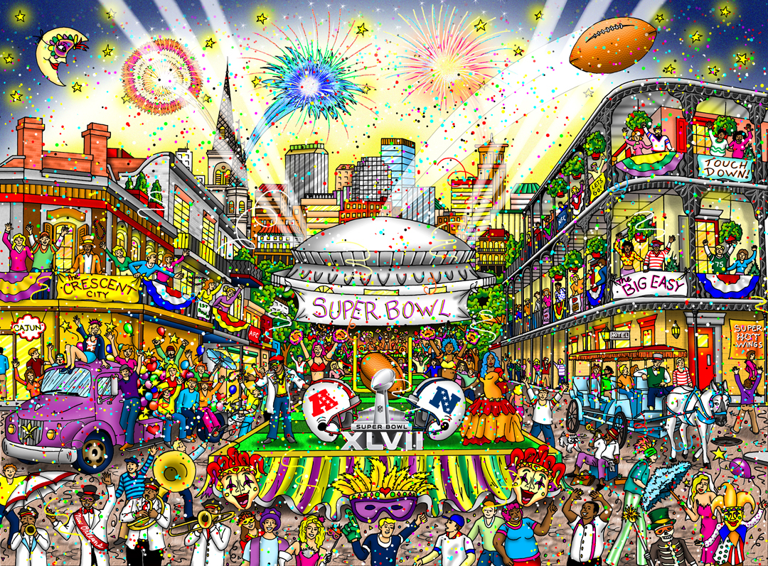 Super Bowl XLVIII - Patten Studio » Interactive art installations