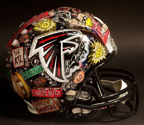 Atlanta Falcons Helmet Print – Hobrecht Sports Art