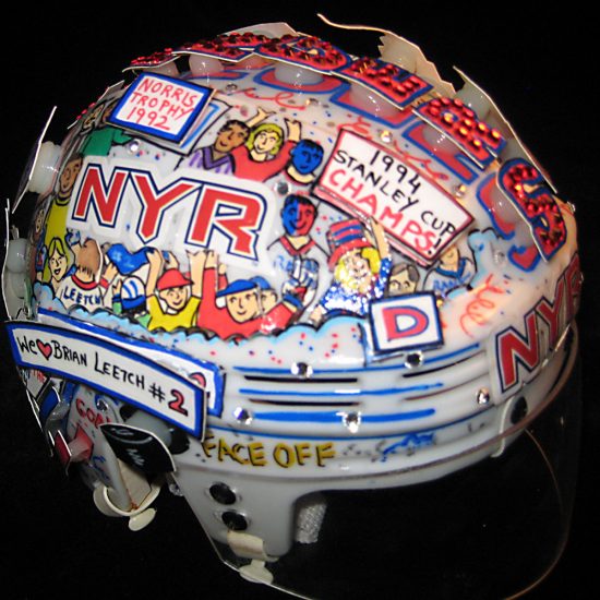 NY Rangers Hockey Helmet | Fazzino